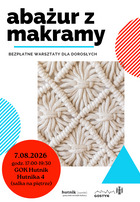 Abażur z makramy - letnie warsztaty dla dorosłych