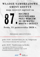 87. rocznica rozstrzelania przez Niemców 30 obywateli miasta i okolicy